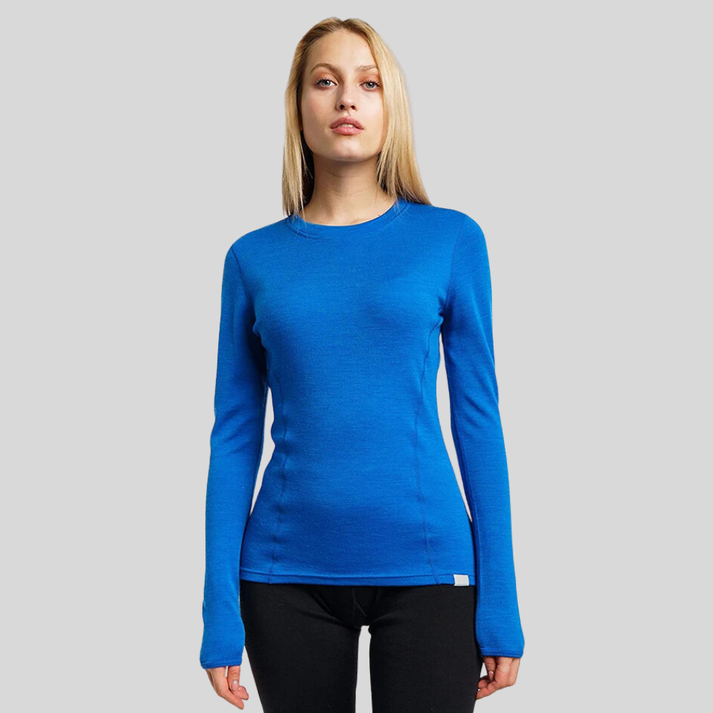 Women 100% Merino Wool Base Layer top