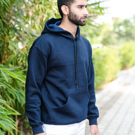 Men's Thick Cotton Hooded Sweatshirt