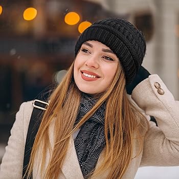 Fluffy Knitted Beanie