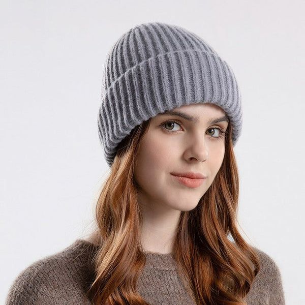 Unisex Thick Knitted Wool Beanie