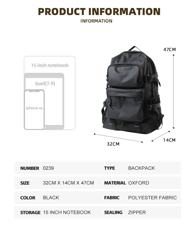 Casual Street Style Travel Backpack