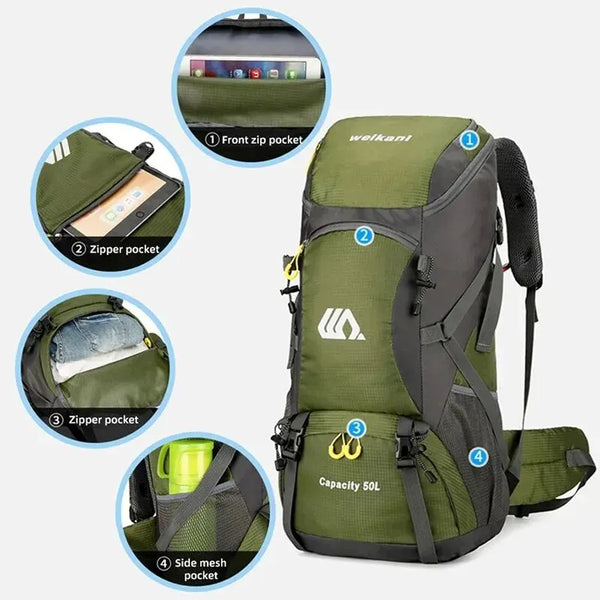 50L Waterproof Travel Rucksack