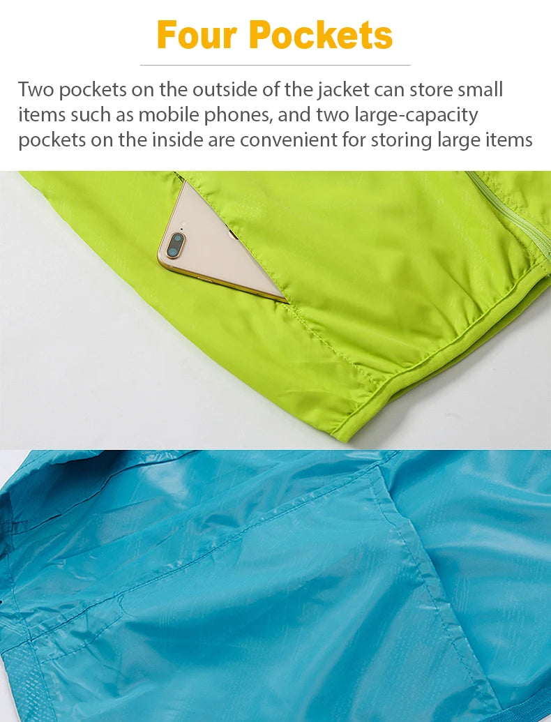 Women Waterproof Quick Dry Windbreaker