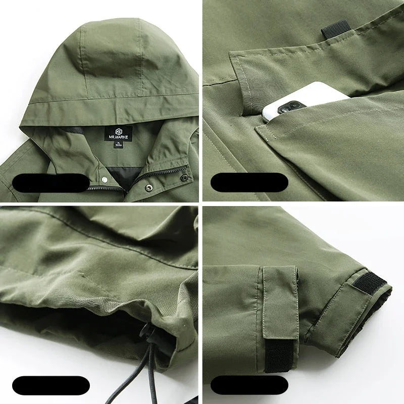 Tactical Hooded Bomber Jacket