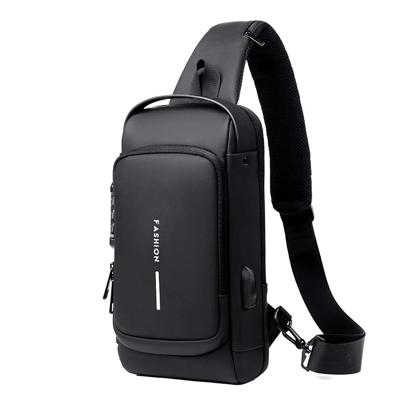 Anti Theft USB Shoulder Bag