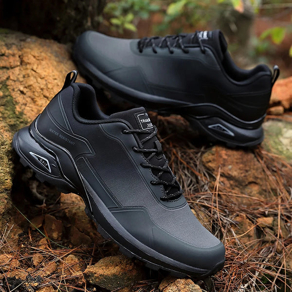 Bigger size Waterproof Anti-Skid hiking and train running shoees