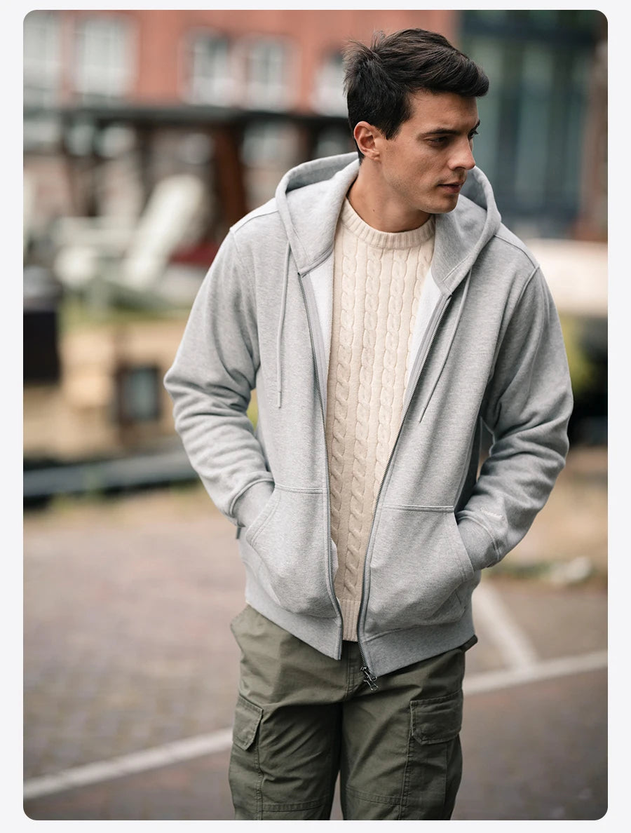 Warm Heavyweight Sweatshirts Jacket Men