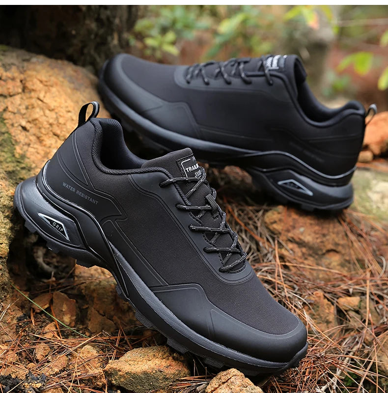 Bigger size Waterproof Anti-Skid hiking and train running shoees