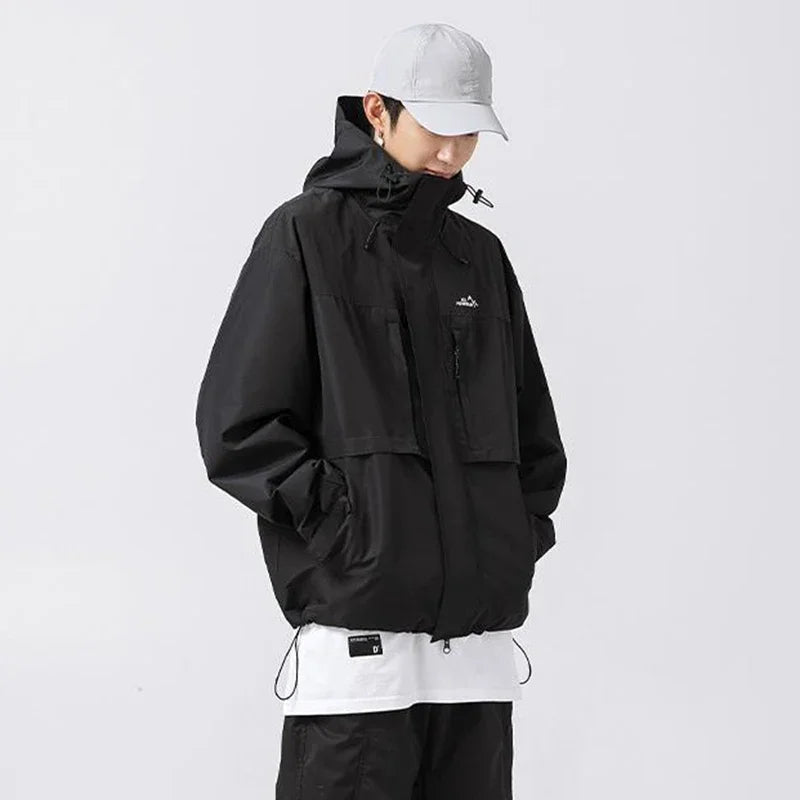 Unisex Japanese Style Three Defense Jacket