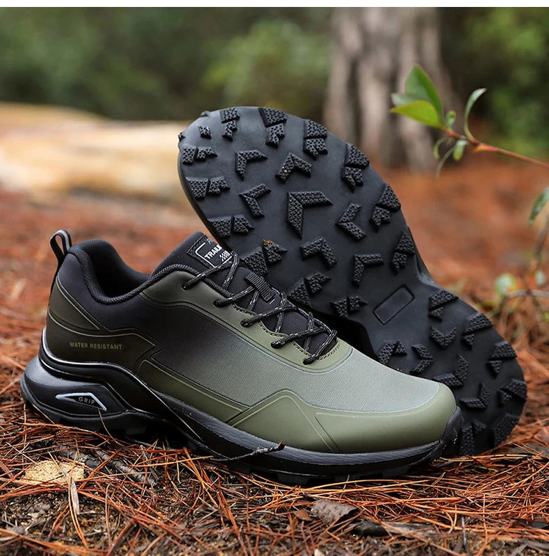 Bigger size Waterproof Anti-Skid hiking and train running shoees