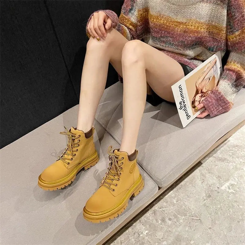 Women's Punk Style Ankle Boots