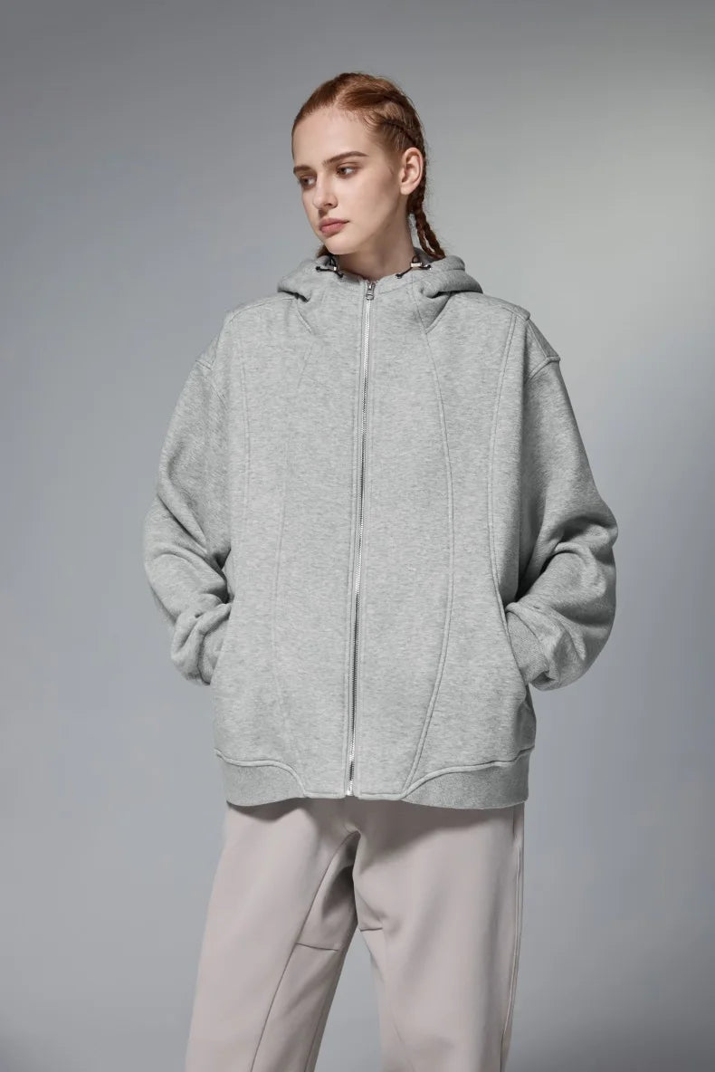 Premium Fleece Hooded Jacket