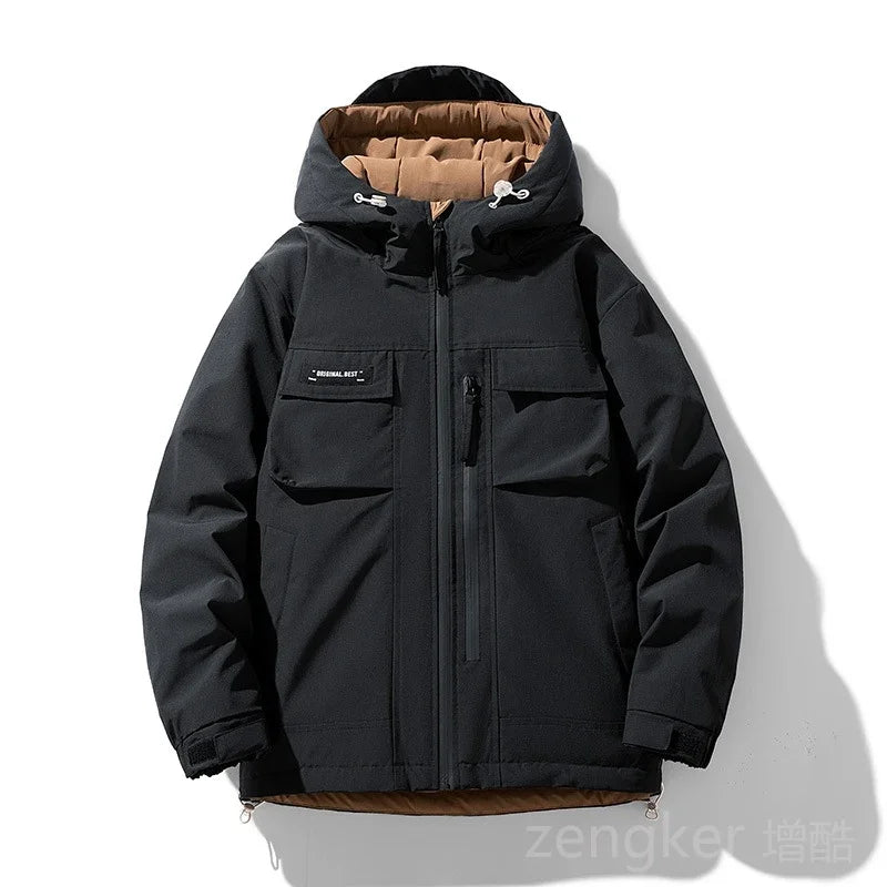 Plus size men's Waterproof Down Jacket