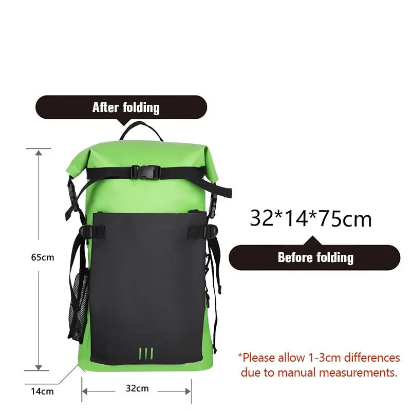 Large Capacity Waterproof Bucket Bag 30L