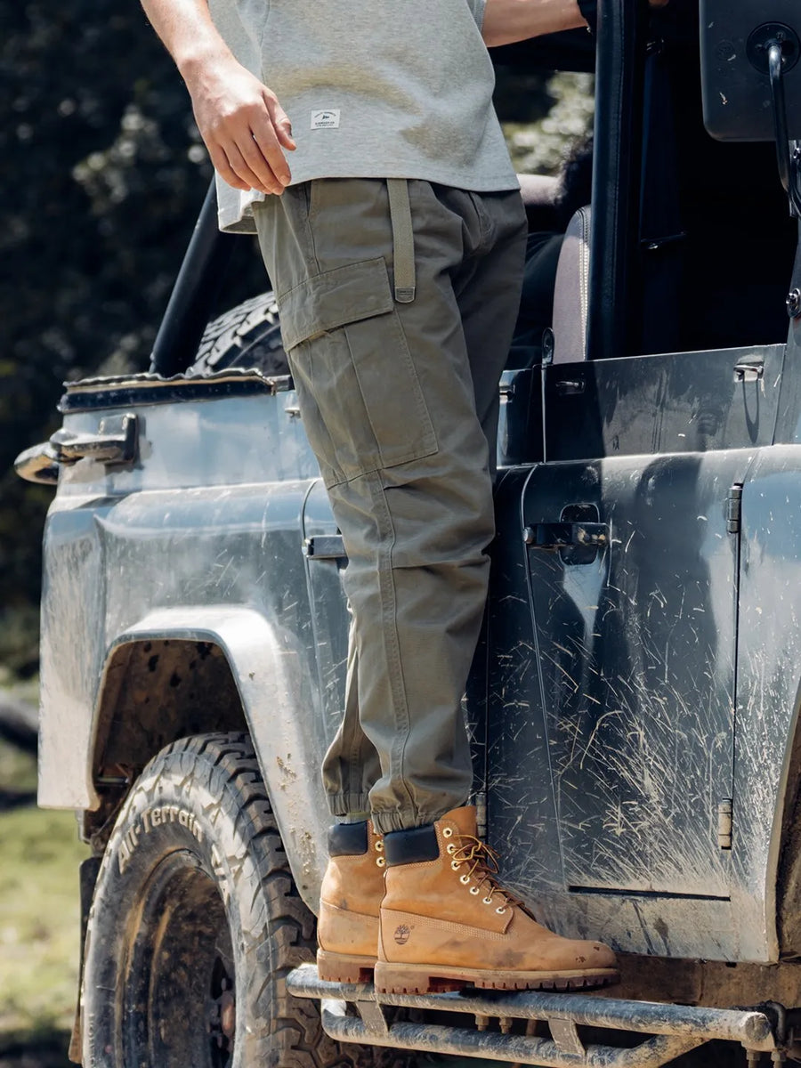 Cotton Loose Tapered Cargo Pants