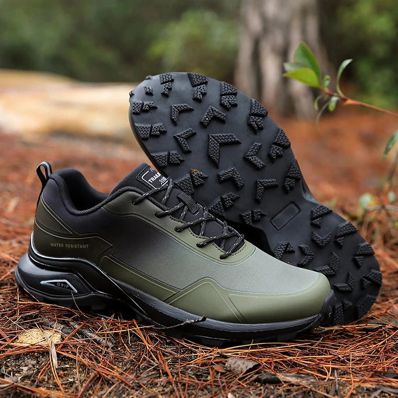 Bigger size Waterproof Anti-Skid hiking and train running shoees