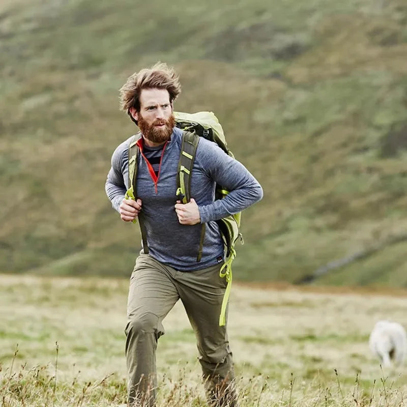 Merino Wool Base Layer Top Men