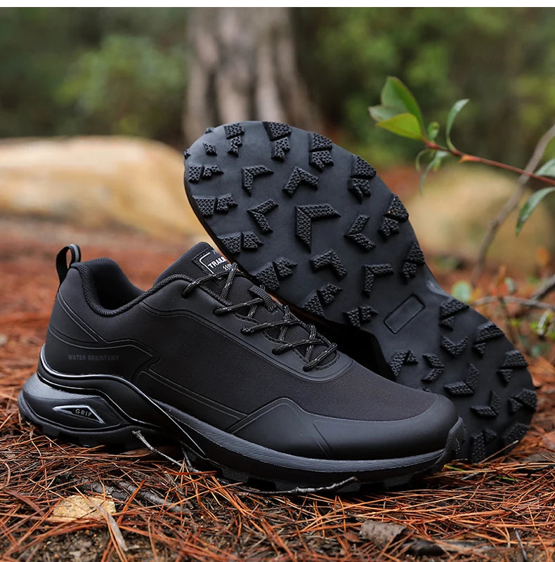 Bigger size Waterproof Anti-Skid hiking and train running shoees