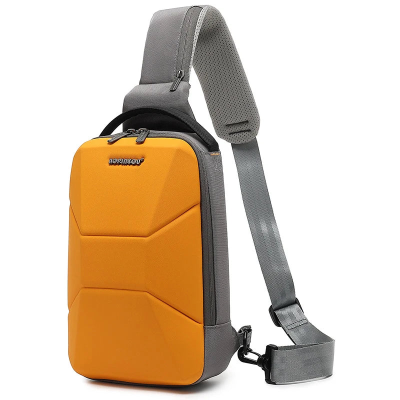 Shell  Travel Shoulder Messenger Bag With USB Port