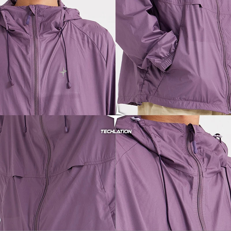 Stand Collar Hooded Travel Jacket