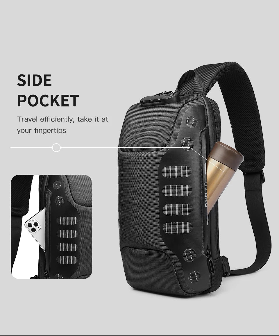 Anti-theft Shoulder Crossbody Waterproof backpack