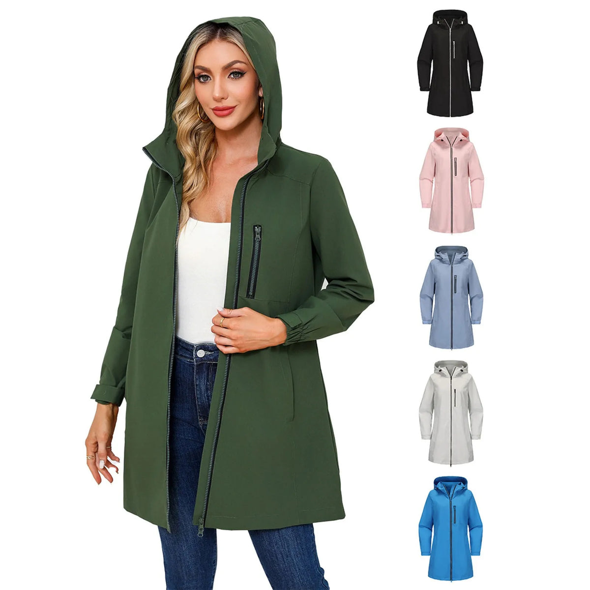 Women's Waterproof Trench Coat