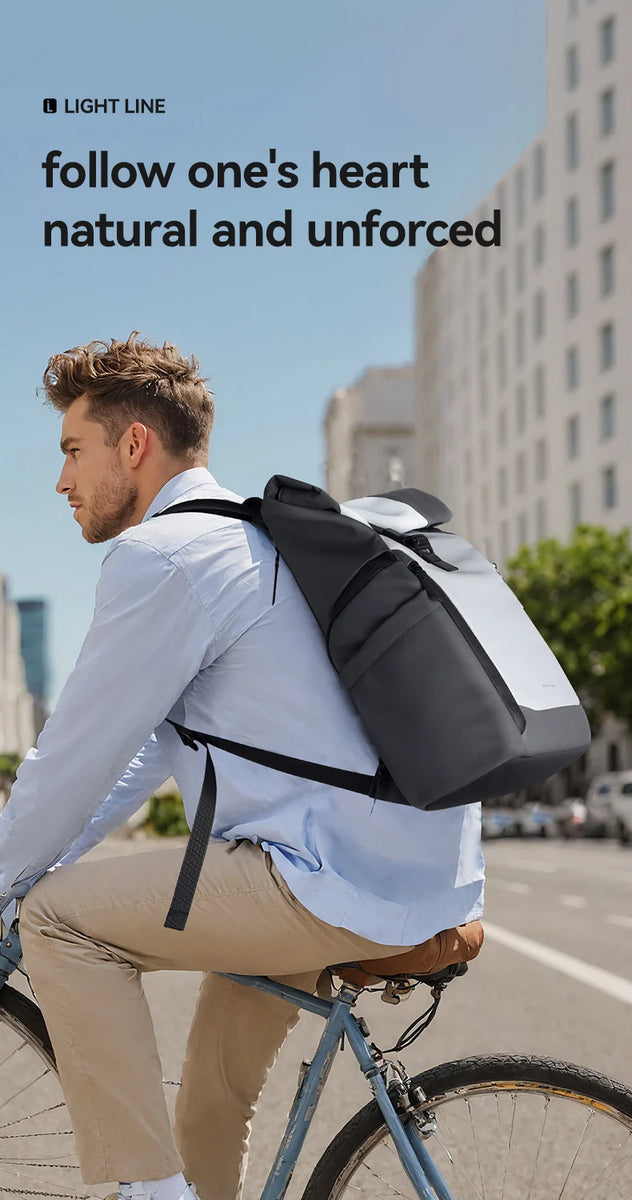 Water Repellent Rolltop Backpack