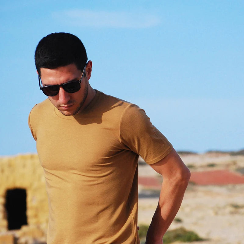 Lightweight  Short Sleeve Travel  Tee