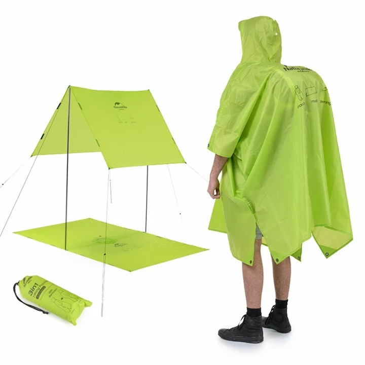 3 in one Lightweight Portable Waterproof pOncho