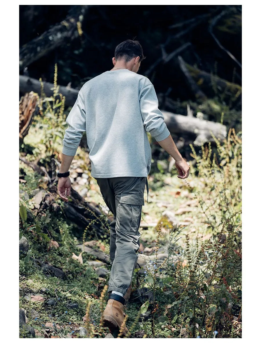 Cotton Loose Tapered Cargo Pants