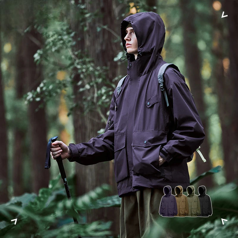 Uniesx Multi Pockets Cargo Jacket