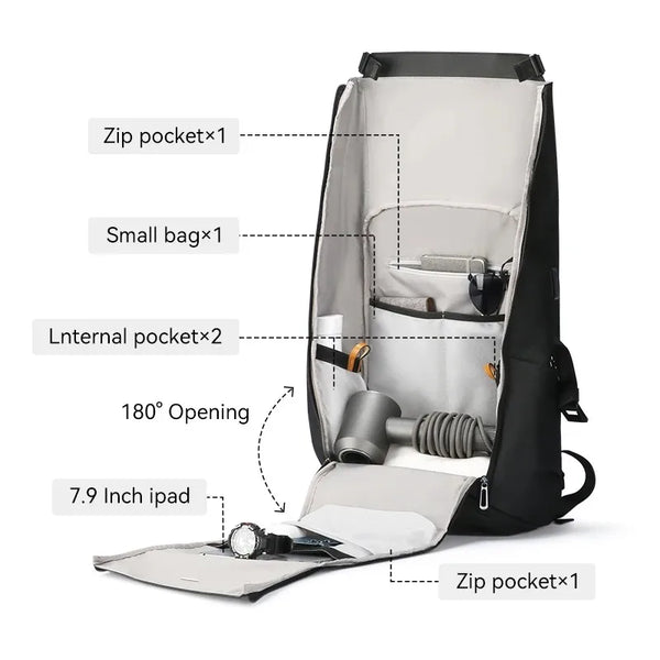 40L Expandable Travel Backpack