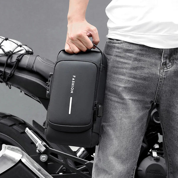 Anti Theft USB Shoulder Bag