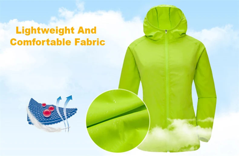 Women Waterproof Quick Dry Windbreaker