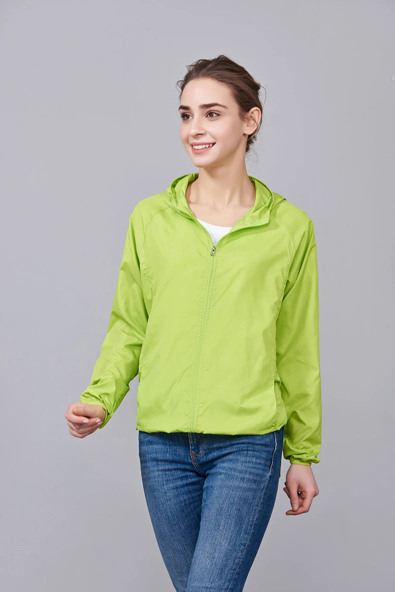 Women Waterproof Quick Dry Windbreaker