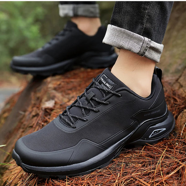 Bigger size Waterproof Anti-Skid hiking and train running shoees