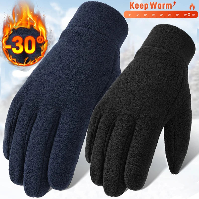 Women Men Cycling Bike Winter Gloves