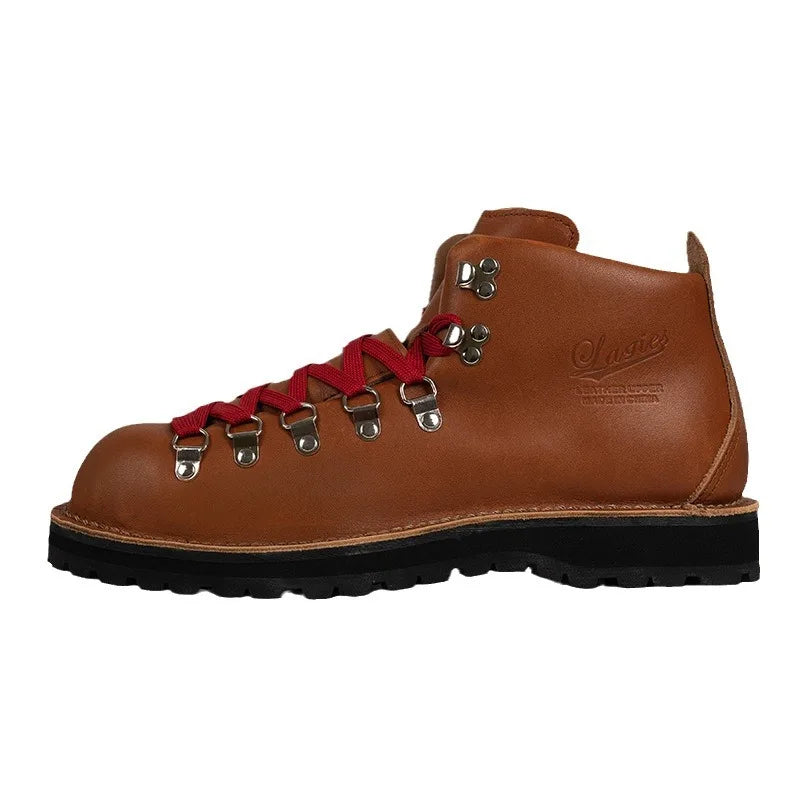 Men's Cow Leather Hiking Ankle Shoes