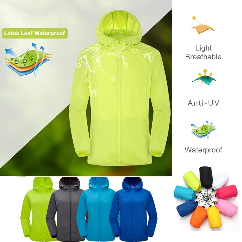 Unisex Waterproof light Jacket