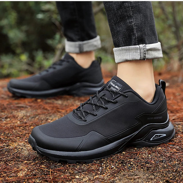 Bigger size Waterproof Anti-Skid hiking and train running shoees