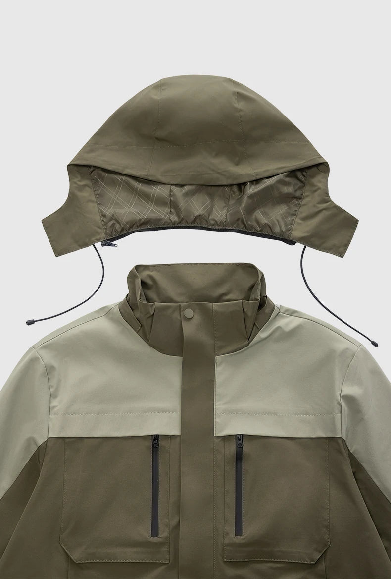 Loose fit Colorblock Outdoor Jacket