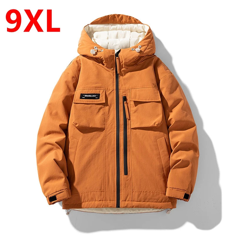 Plus size men's Waterproof Down Jacket