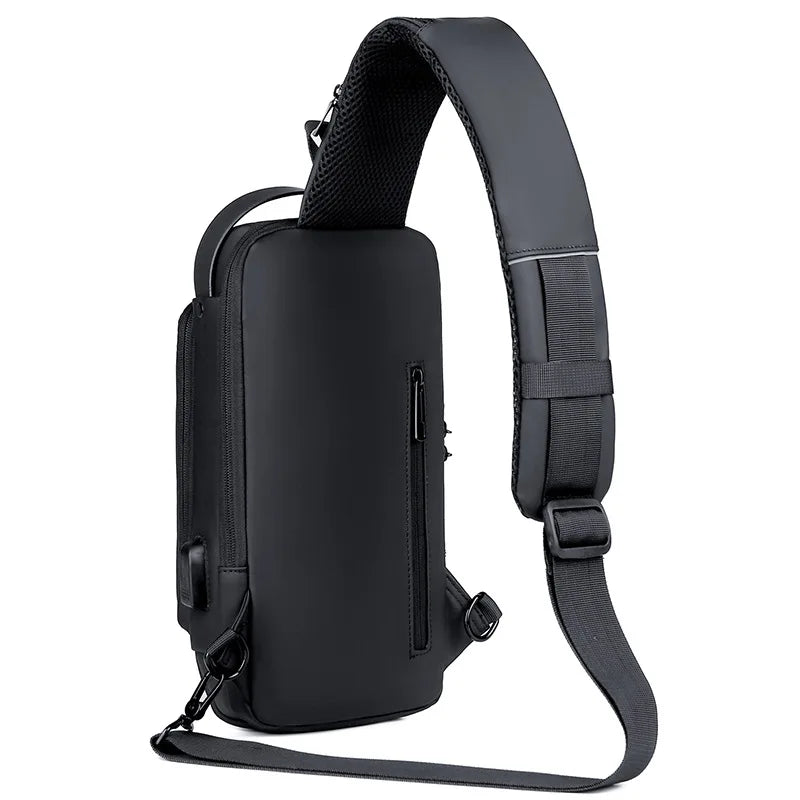 Anti Theft USB Shoulder Bag