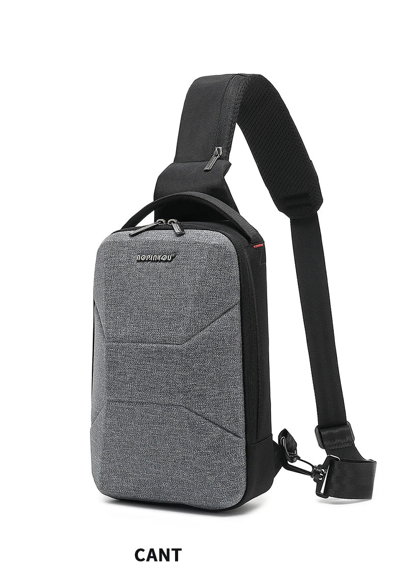 Shell  Travel Shoulder Messenger Bag With USB Port