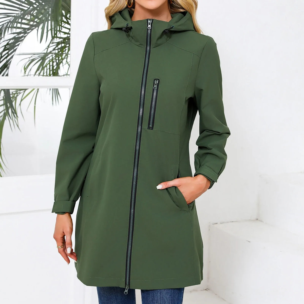 Women's Waterproof Trench Coat