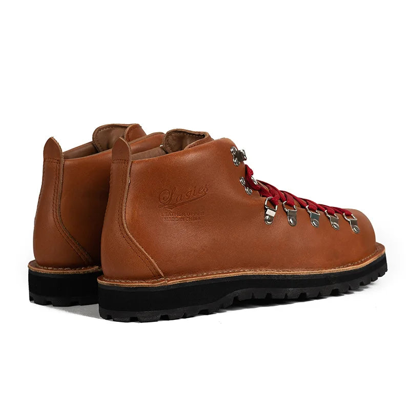 Men's Cow Leather Hiking Ankle Shoes