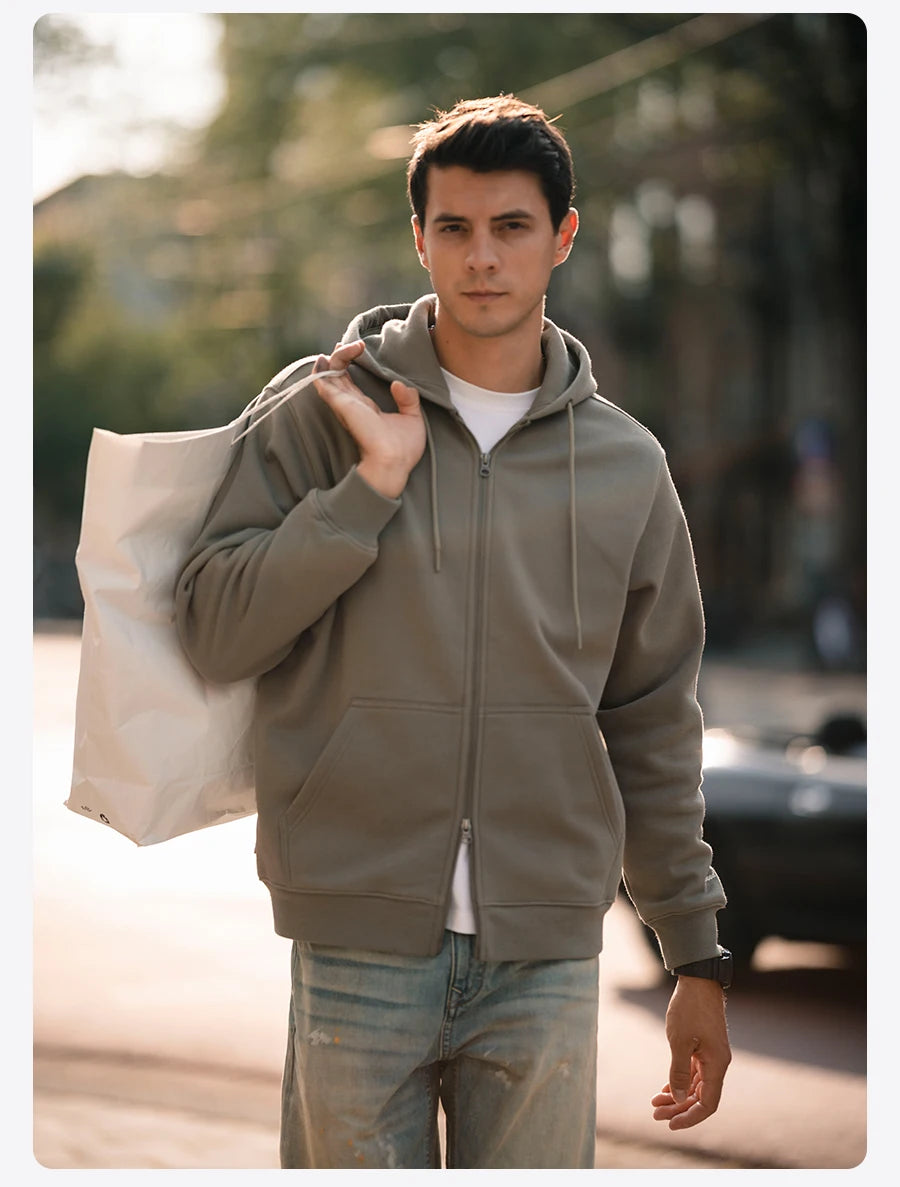 Warm Heavyweight Sweatshirts Jacket Men