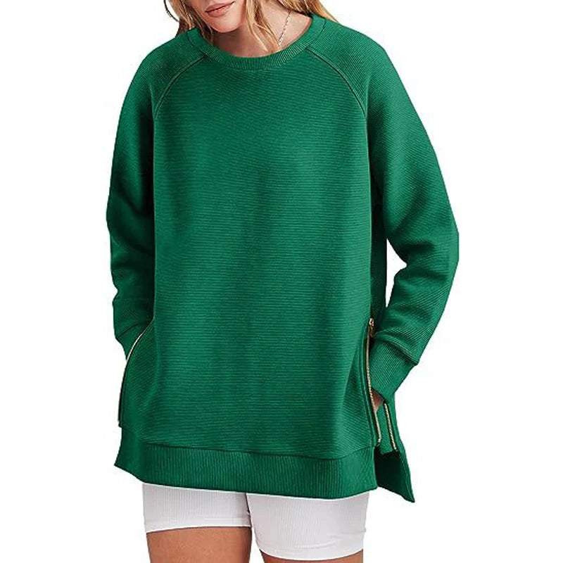 Women's Oversized Irregular Sweatshirt