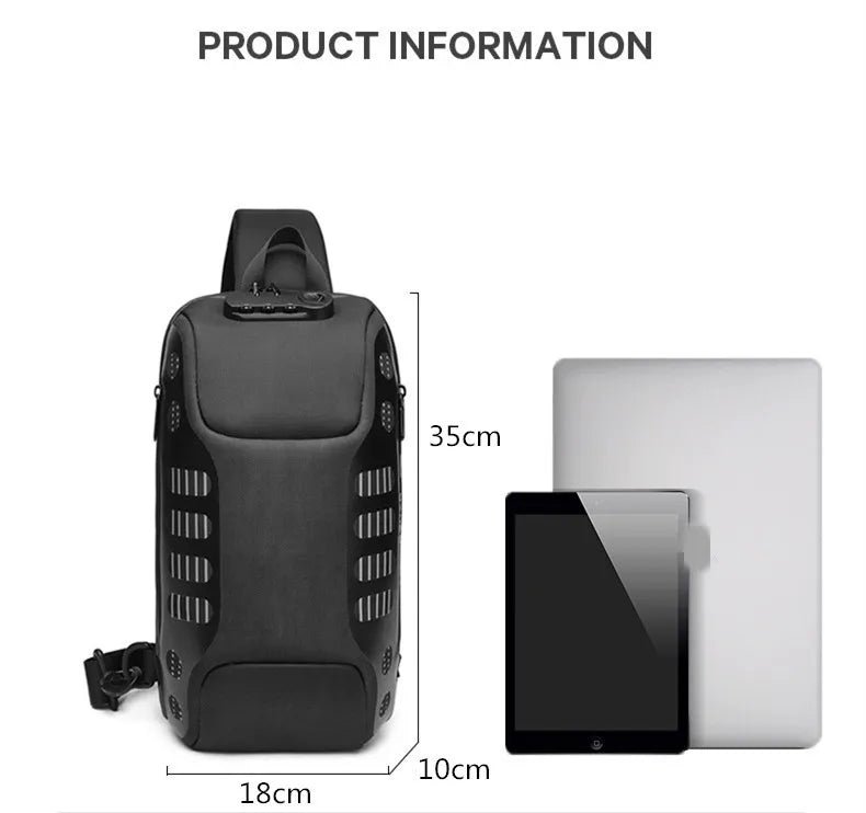 Anti-theft Shoulder Crossbody Waterproof backpack