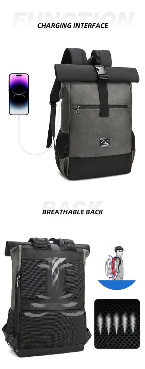 Waterproof usb Computer Backpacks